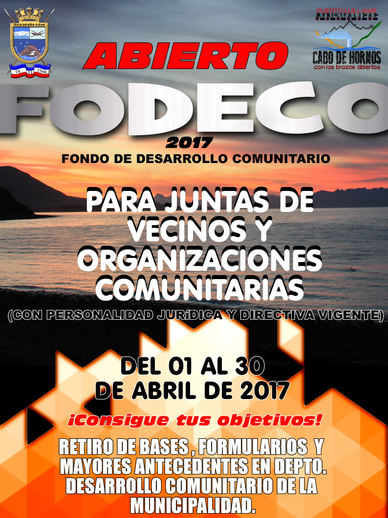SE LANZÓ FONDO DE DESARROLLO COMUNITARIO PARA ORGANIZACIONES DE CABO DE HORNOS